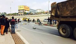 Hà Nội: Va chạm với xe tải, nữ giáo viên tử vong